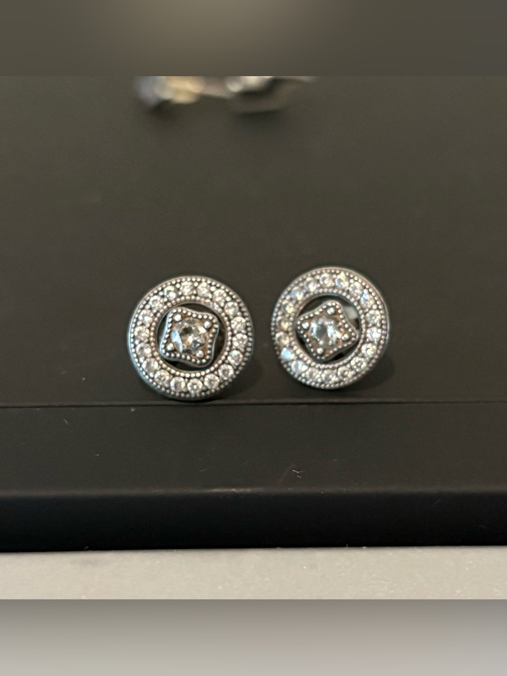 Pandora Sterling Silver Vintage Allure Stud Earrings